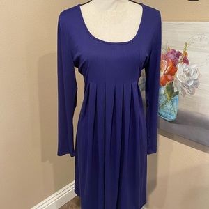 Cobalt Blue Long Sleeve Dress